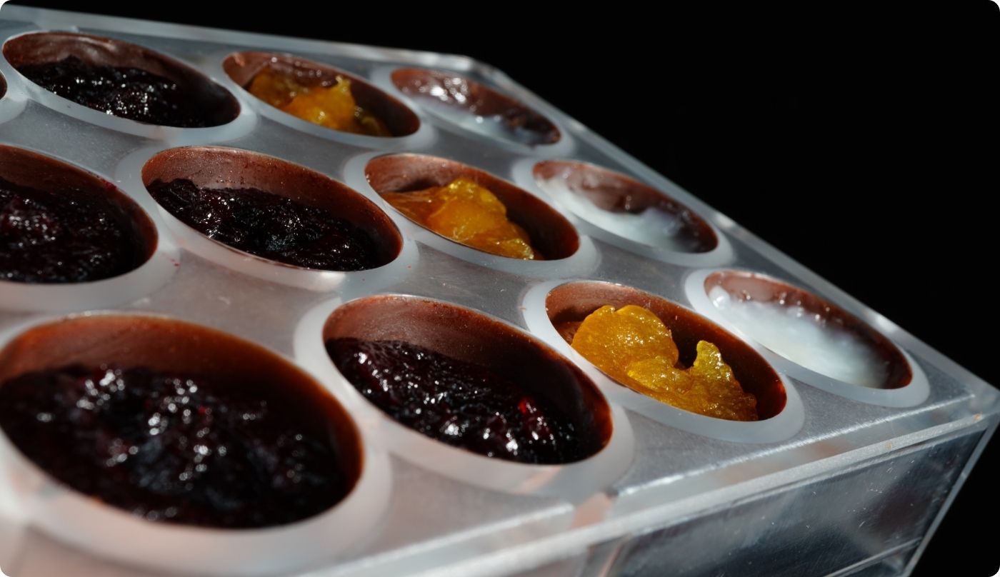 Rellenos gelificados saludables